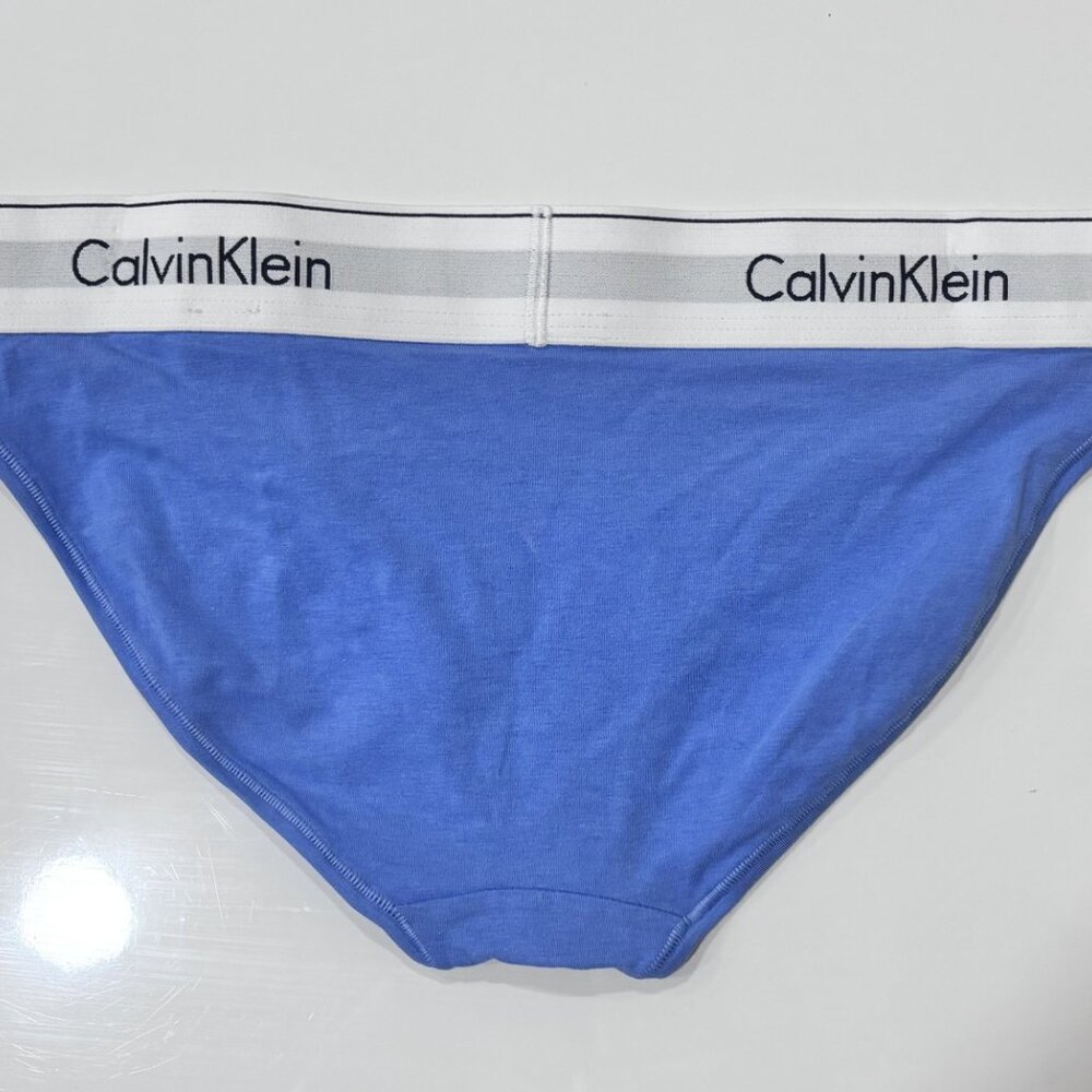 Calvin Klein Modern Cotton Stretch Bikini Panty Women's Underwear Glacier M F378 - Picture 4 of 4